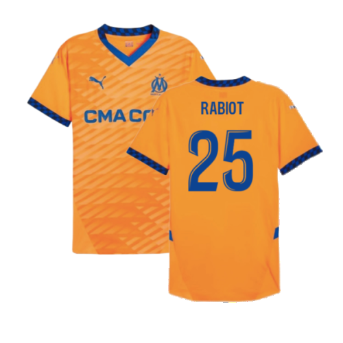 2024-2025 Marseille Third Authentic Shirt (Rabiot 25)