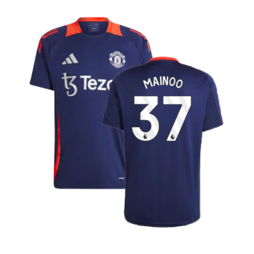 2024-2025 Man Utd Training Jersey (Night Indigo) (Mainoo 37)