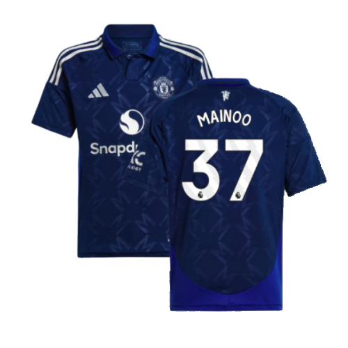 2024-2025 Man Utd Away Shirt (Kids) (Mainoo 37)