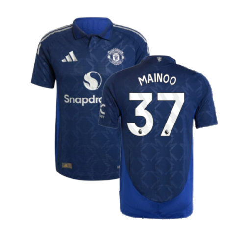 2024-2025 Man Utd Authentic Away Shirt (Mainoo 37)