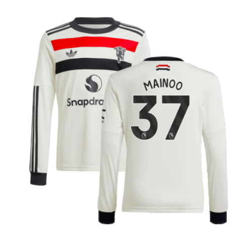 2024-2025 Man Utd Long Sleeve Third Shirt (Kids) (Mainoo 37)