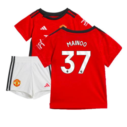 2023-2024 Man Utd Home Baby Kit (Mainoo 37)