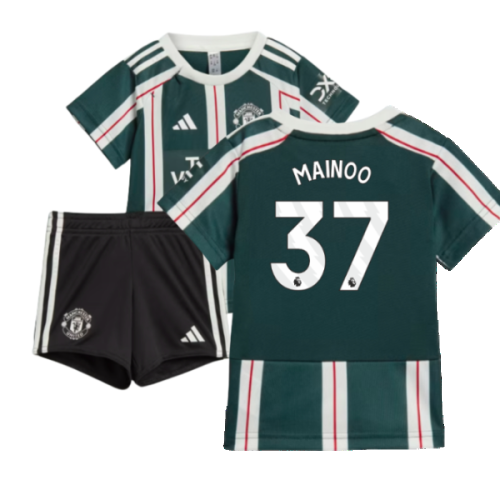 2023-2024 Man Utd Away Baby Kit (Mainoo 37)