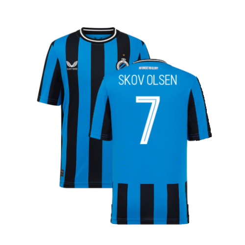 2024-2025 Club Brugge Home Shirt (Kids) (Skov Olsen 7)