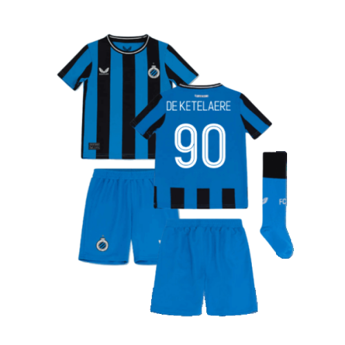 2024-2025 Club Brugge Home Mini Kit (De Ketelaere 90)