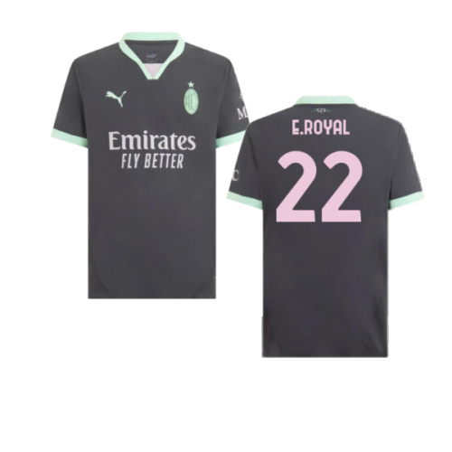 2024-2025 AC Milan Third Authentic Shirt (E.Royal 22)