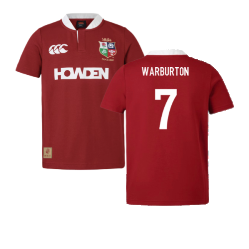 2025 British & Lions Classic SS Rugby Shirt (Warburton 7)