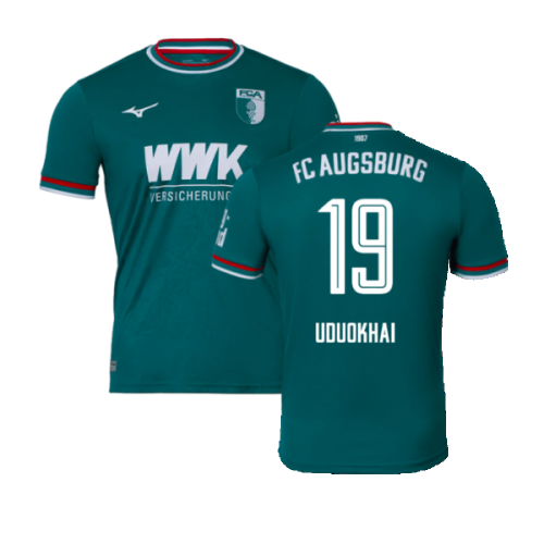 2024-2025 FC Augsburg Away Shirt (Uduokhai 19)