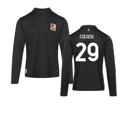 AC Milan 125th Authentic Shirt LS (Black) (Fofana 29)