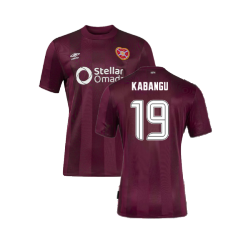 2024-2025 Hearts Home Shirt (Kabangu 19)