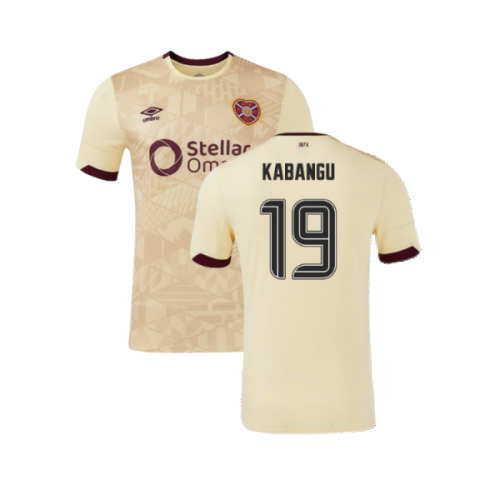 2024-2025 Hearts Away Shirt (Kids) (Kabangu 19)