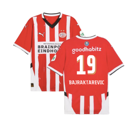 2024-2025 PSV Eindhoven Home Shirt (Bajraktarevic 19)