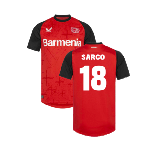 2024-2025 Bayer Leverkusen Home Shirt (Sarco 18)