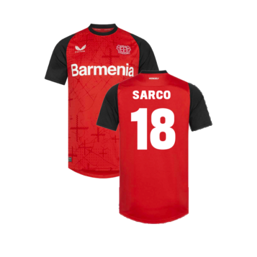 2024-2025 Bayer Leverkusen Home Shirt (Kids) (Sarco 18)