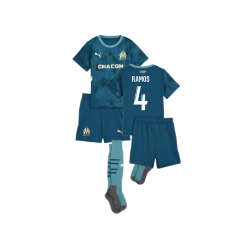 2024-2025 Marseille Away Mini Kit (Ramos 4)