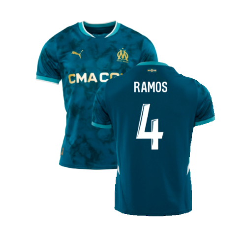 2024-2025 Marseille Away Shirt (Ramos 4)