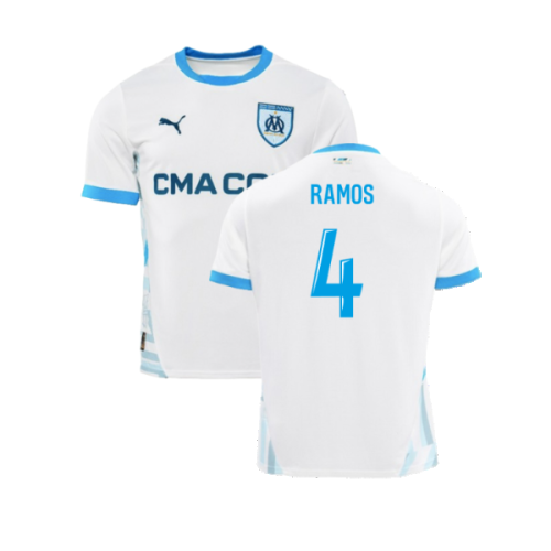 2024-2025 Marseille Home Shirt (Ramos 4)