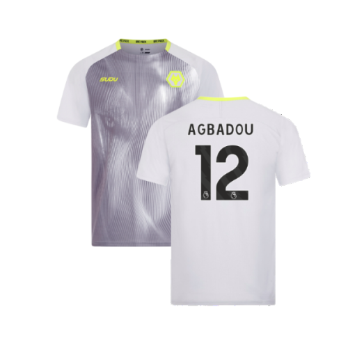 2024-2025 Wolves Players Training Shirt (Grey) (Agbadou 12)