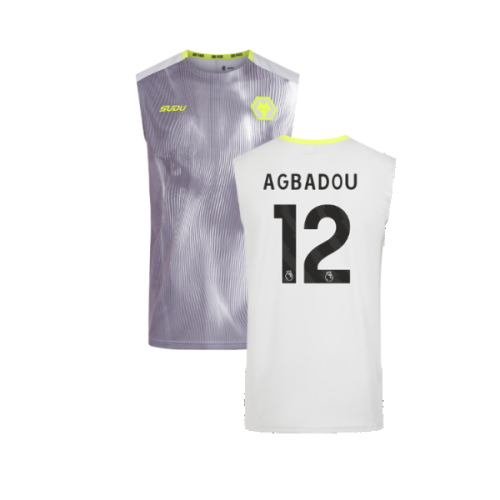 2024-2025 Wolves Players Training Vest (Grey) (Agbadou 12)