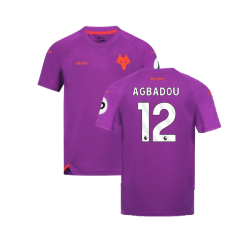 2024-2025 Wolves Third Shirt (Kids) (Agbadou 12)