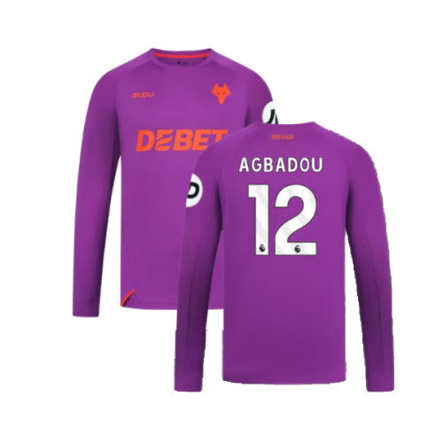 2024-2025 Wolves Long Sleeve Third Shirt (Agbadou 12)