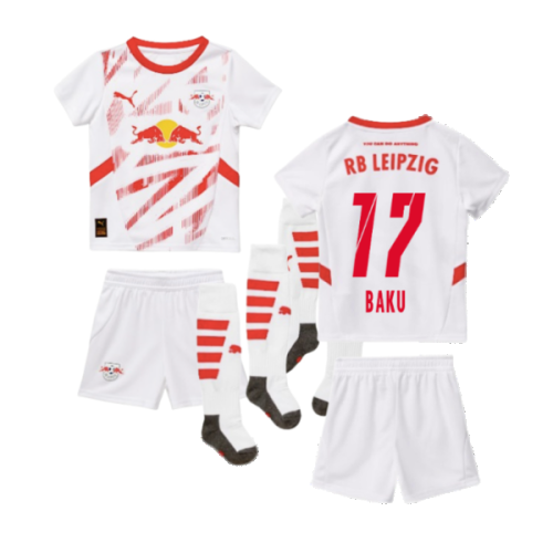 2024-2025 Red Bull Leipzig Home Mini Kit (Baku 17)