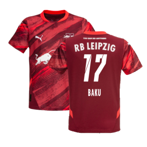 2024-2025 Red Bull Leipzig Away Shirt (Kids) (Baku 17)