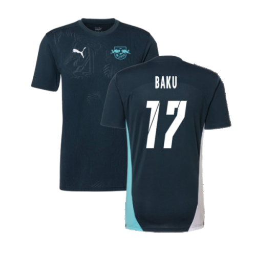 2024-2025 Red Bull Leipzig Training Shirt (Dark Night) (Baku 17)