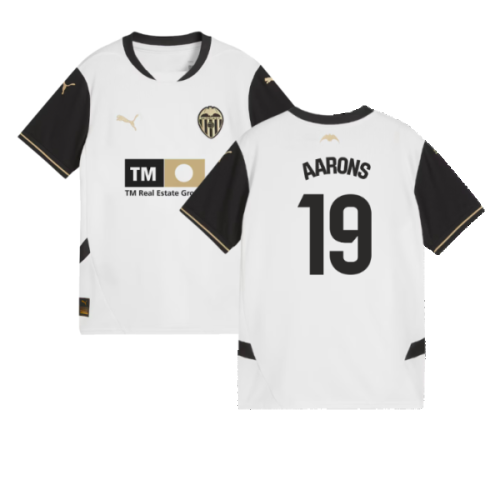 2024-2025 Valencia Home Shirt (Kids) (Aarons 19)