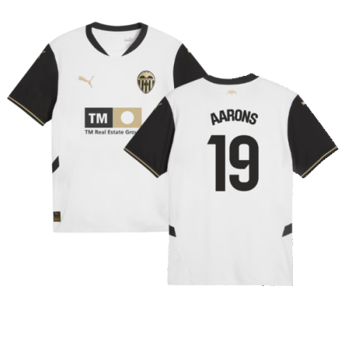 2024-2025 Valencia Home Shirt (Aarons 19)