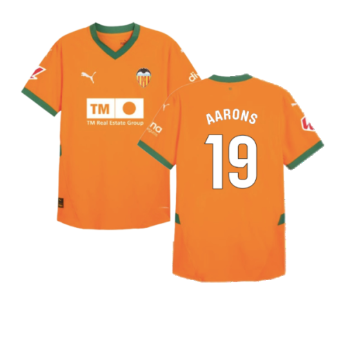 2024-2025 Valencia Third Shirt (Kids) (Aarons 19)