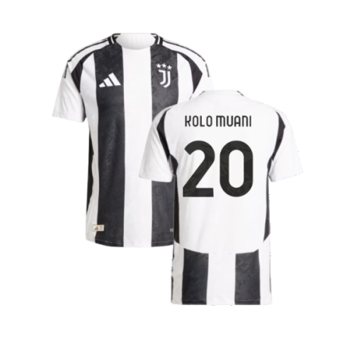 2024-2025 Juventus Authentic Home Shirt (Kolo Muani 20)