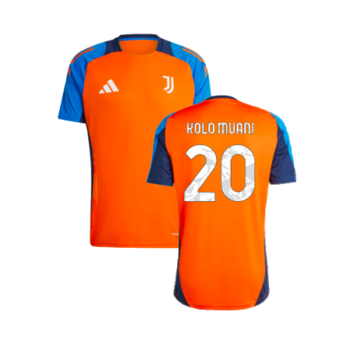 2024-2025 Juventus Training Jersey (Orange) (Kolo Muani 20)