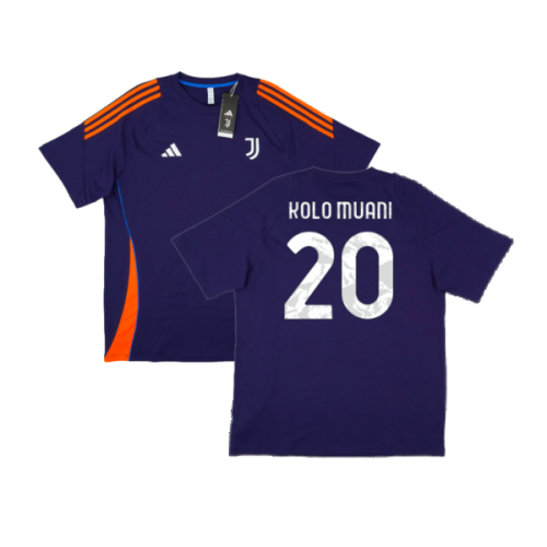 2024-2025 Juventus Training Tee (Navy) (Kolo Muani 20)