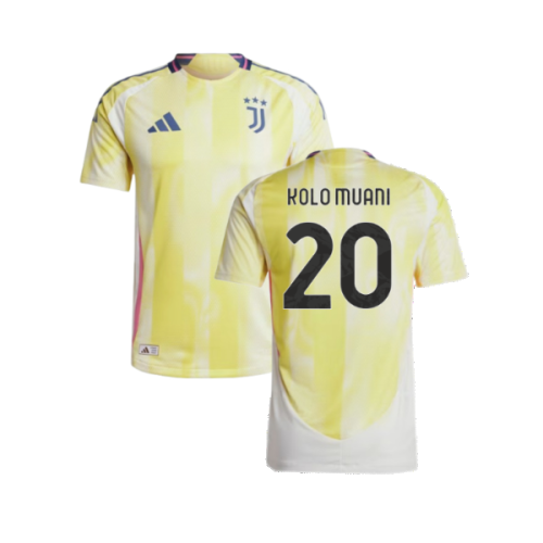 2024-2025 Juventus Authentic Away Shirt (Kolo Muani 20)