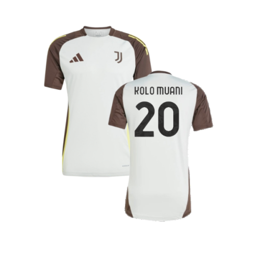 2024-2025 Juventus EU Training Jersey (Silver) (Kolo Muani 20)