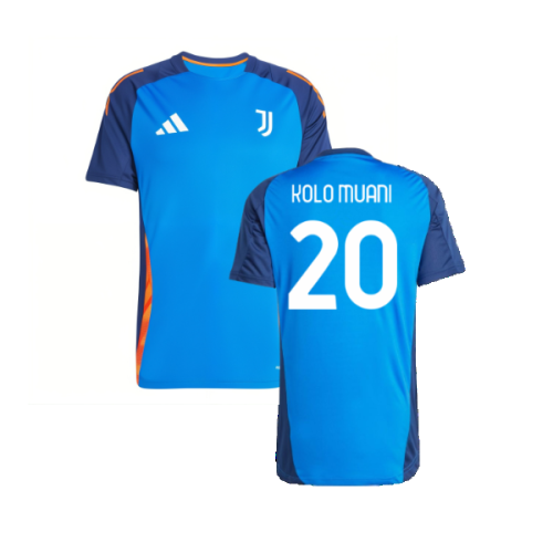 2024-2025 Juventus Training Jersey (Blue) (Kolo Muani 20)