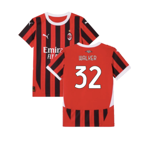 2024-2025 AC Milan Home Shirt (Kids) (Walker 32)