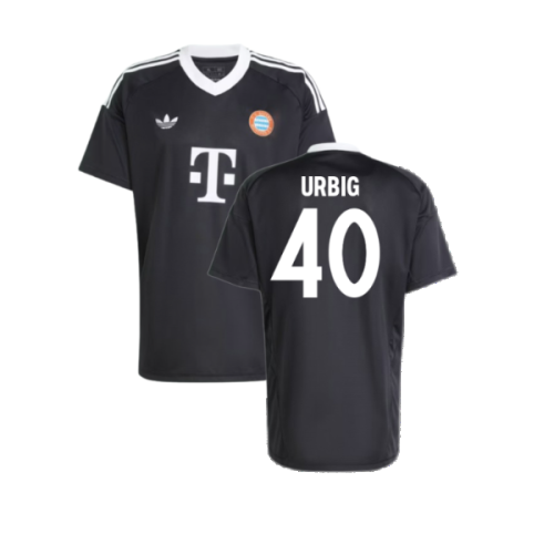 2024-2025 Bayern Munich Third Goalkeeper Shirt (Black) (Urbig 40)