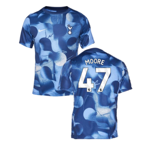 2024-2025 Tottenham Pre-Match Shirt (Binary Blue) (Moore 47)