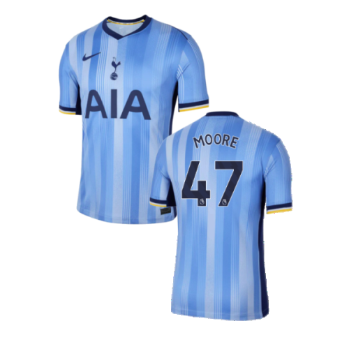 2024-2025 Tottenham Hotspur Away Shirt (Kids) (Moore 47)