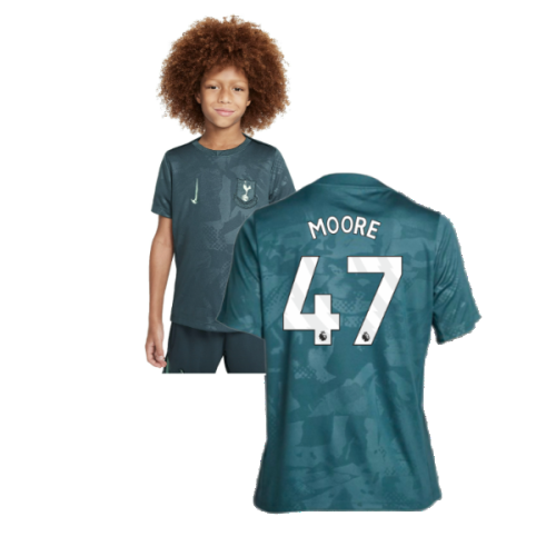 2024-2025 Tottenham Third Pre-Match Shirt (Kids) (Moore 47)