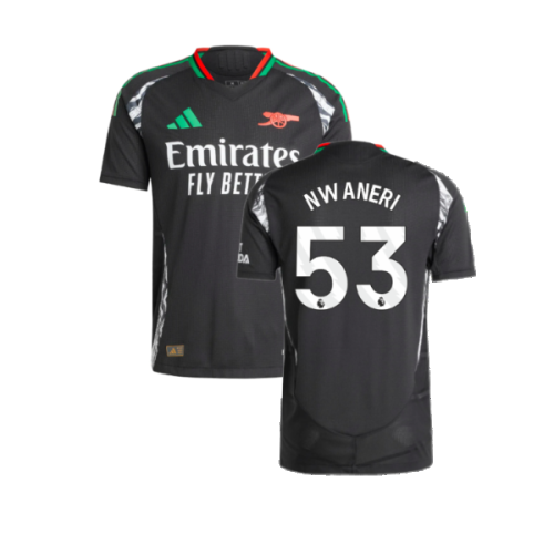 2024-2025 Arsenal Authentic Away Shirt (Nwaneri 53)