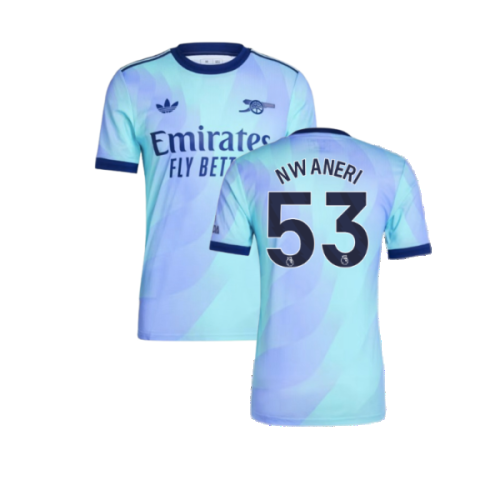 2024-2025 Arsenal Authentic Third Shirt (Nwaneri 53)