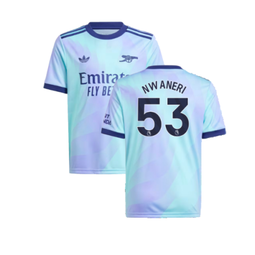 2024-2025 Arsenal Third Shirt (Kids) (Nwaneri 53)