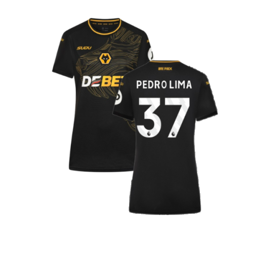 2024-2025 Wolves Away Shirt - Womens (Pedro Lima 37)