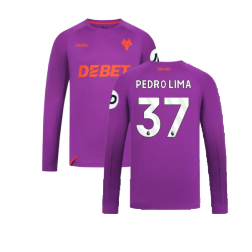 2024-2025 Wolves Long Sleeve Third Shirt (Pedro Lima 37)