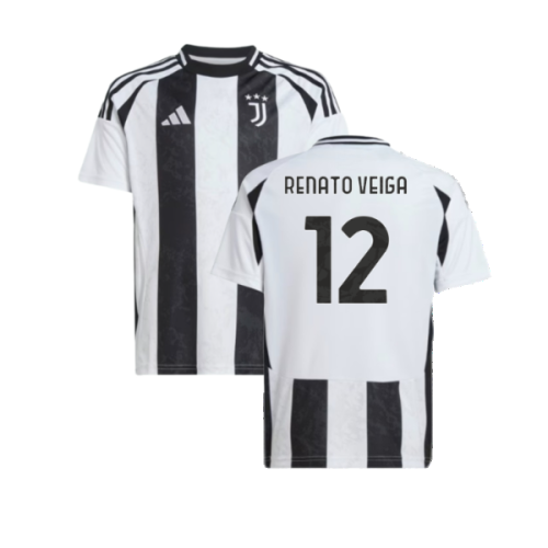 2024-2025 Juventus Home Shirt (Kids) (Renato Veiga 12)