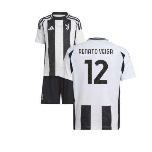 2024-2025 Juventus Home Mini Kit (Renato Veiga 12)