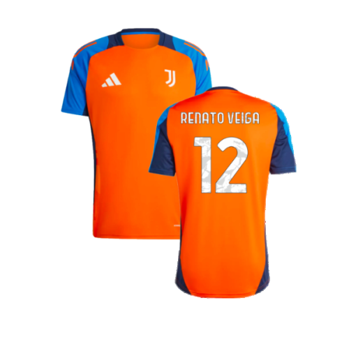 2024-2025 Juventus Training Jersey (Orange) (Renato Veiga 12)